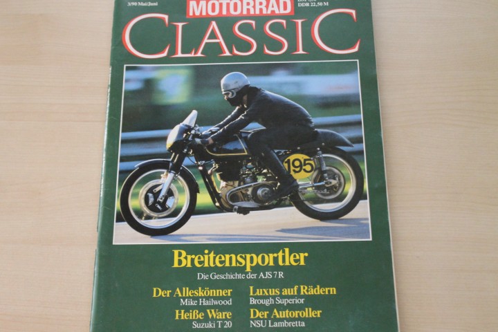 Deckblatt Motorrad Classic (03/1990)